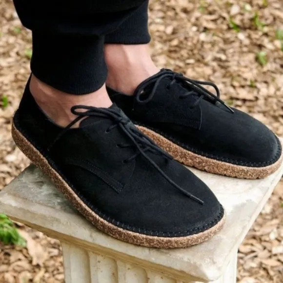 Birkenstock Gary Suede Lace Up Sneakers