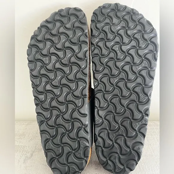 BIRKENSTOCK  Gizeh Birko-Flor Black Sandals Women’s Size 39