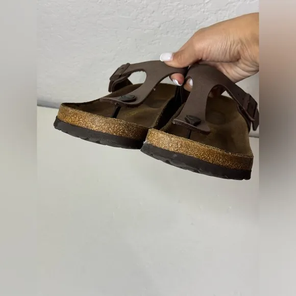 Birkenstock Gizeh Brown Mocca Sandals Size 39