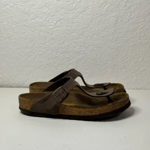 Birkenstock Gizeh Brown Mocca Sandals Size 39