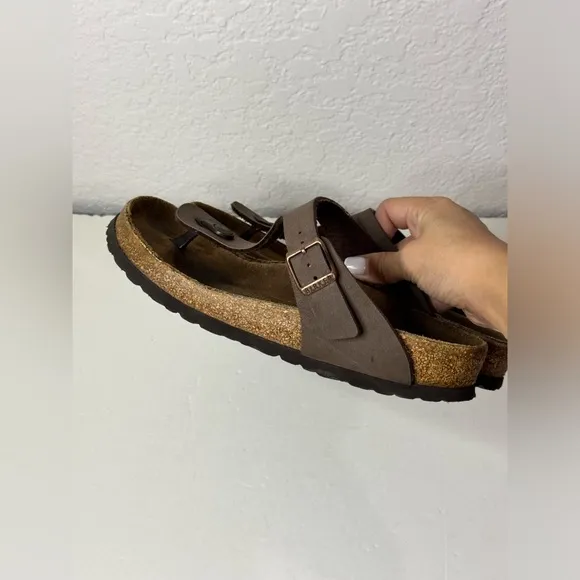 Birkenstock Gizeh Brown Mocca Sandals Size 39