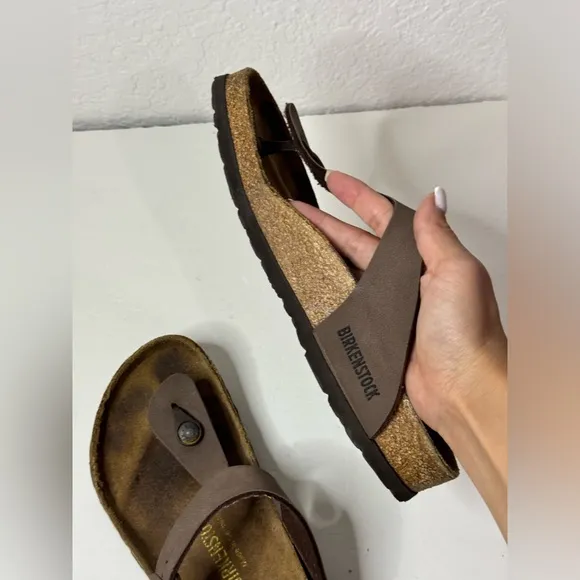Birkenstock Gizeh Brown Mocca Sandals Size 39