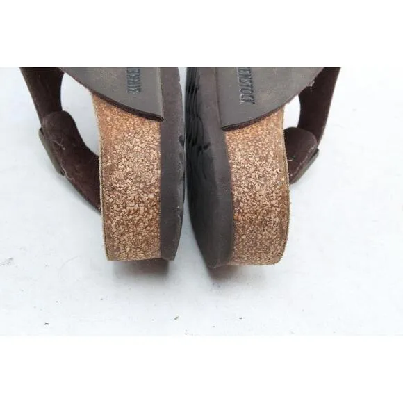 BIRKENSTOCK Gizeh Sandals Bronze Thong Women's Shoes Birko  Flor Size 38 Us 7