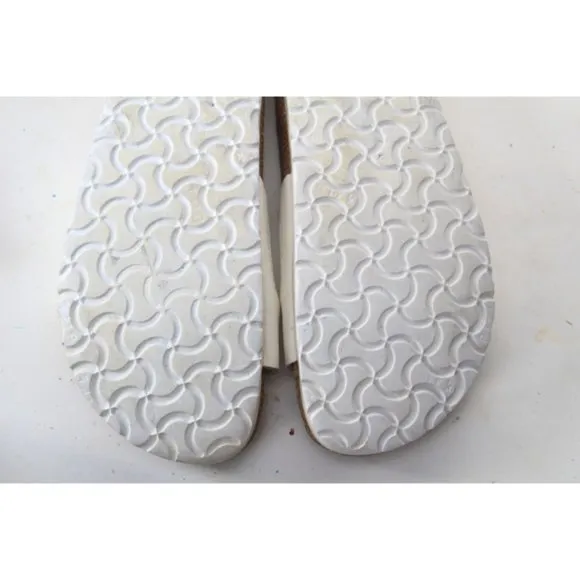 birkenstock ibiza sandals white unisex womens summer shoes sz eur 40 us L 9