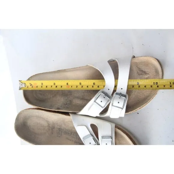 birkenstock ibiza sandals white unisex womens summer shoes sz eur 40 us L 9