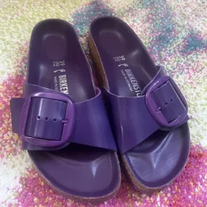 Birkenstock Madrid Women's Açaí Purple Sandals 39 Narrow