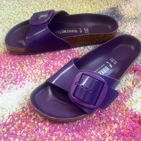 Birkenstock Madrid Women's Açaí Purple Sandals 39 Narrow