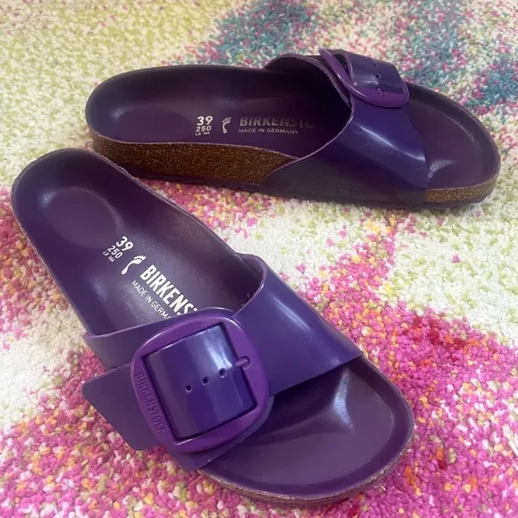 Birkenstock Madrid Women's Açaí Purple Sandals 39 Narrow