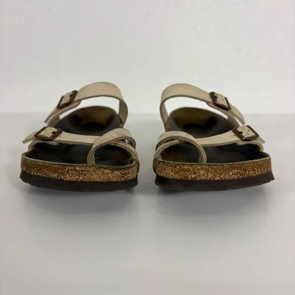Birkenstock Mayari Sandals Birko-Flor Graceful Pearl White Size 9