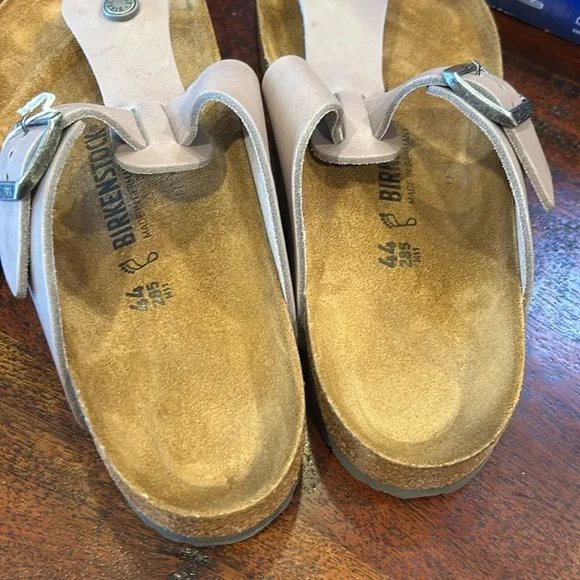 Birkenstock Medina Natural Leather Sandals in Stone Coin 44 US Men’s 11 NEW