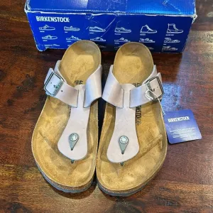 Birkenstock Medina Natural Leather Sandals in Stone Coin 44 US Men’s 11 NEW