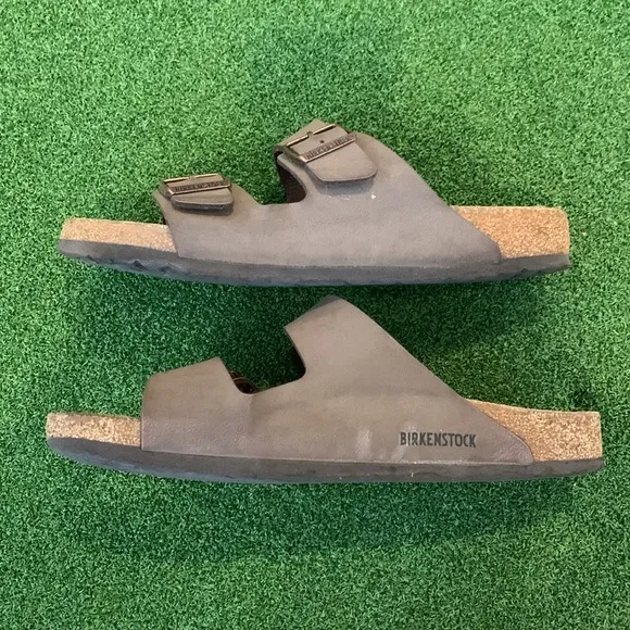 Birkenstock Men’s Arizona Birkibuc Mocha slides sandals size 11