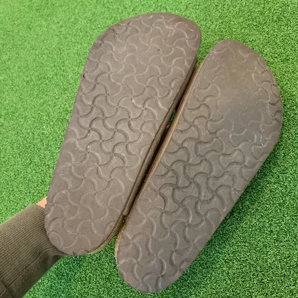 Birkenstock Men’s Arizona Birkibuc Mocha slides sandals size 11