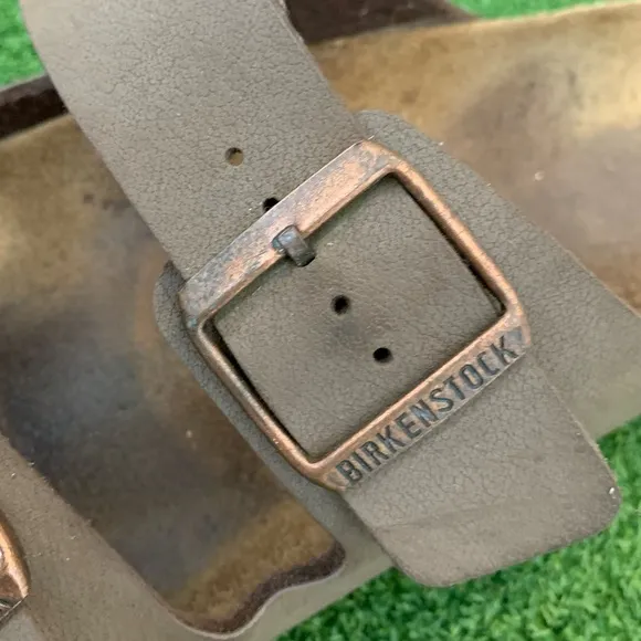 Birkenstock Men’s Arizona Birkibuc Mocha slides sandals size 11