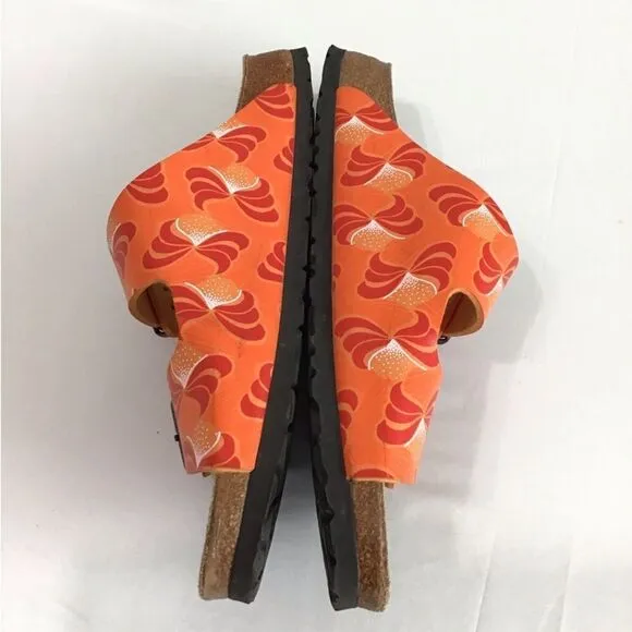 Birkenstock Orange Papillio Arizona Slide Sandals Unisex Size Ladies 10 Men 8