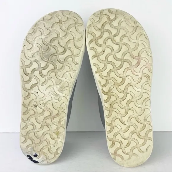 Birkenstock Oswego Gray Leather Slip On Sneakers Loafers Shoes