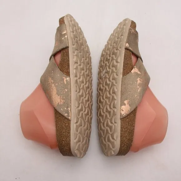 Birkenstock Siena Big Buckle Women's Size 7 EU 38 Sandals Metallic Rose Copper