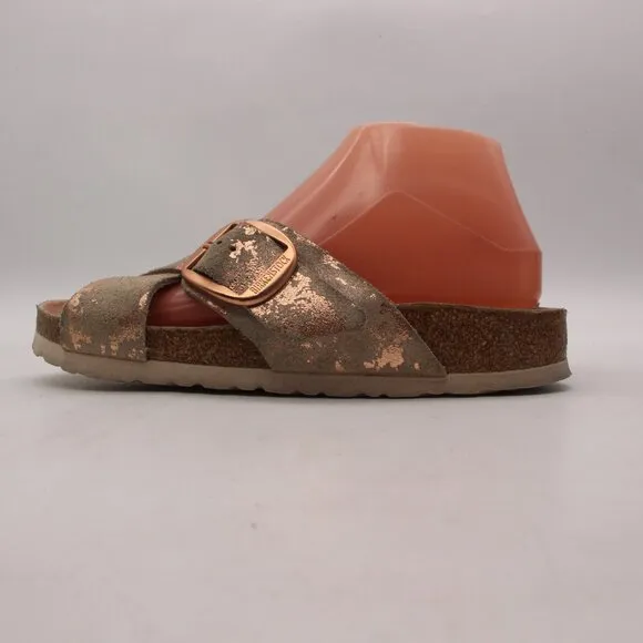 Birkenstock Siena Big Buckle Women's Size 7 EU 38 Sandals Metallic Rose Copper