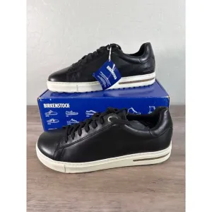 Birkenstock Unisex  Bend Low Black Leather Comfort Sneakers US Men 10 EU 43 New