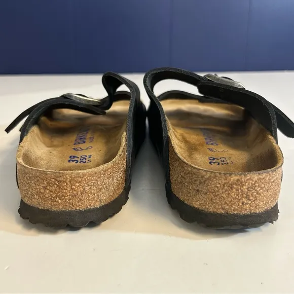 Birkenstock Unisex Black Arizona Sandals Size 39