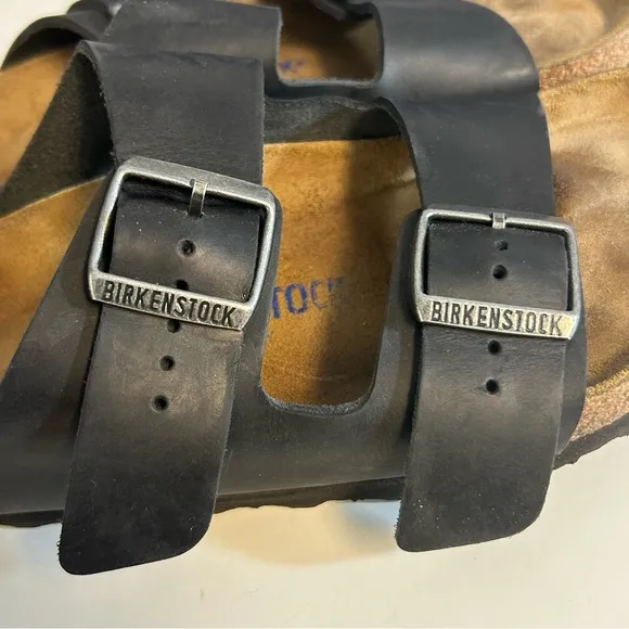 Birkenstock Unisex Black Arizona Sandals Size 39