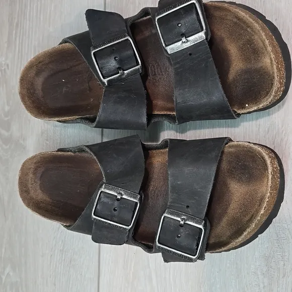 Birkenstock Women Arizona Sandals Flats shoes sz 37/6 Narrow