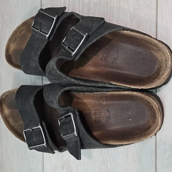 Birkenstock Women Arizona Sandals Flats shoes sz 37/6 Narrow
