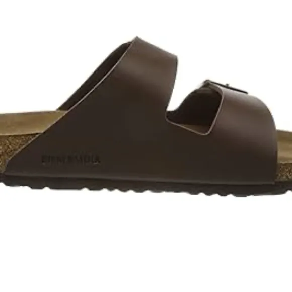 Birkenstock Women's Arizona Sandals. Dark Brown Birko-Flor. EU 39 W-8 M-6  NEW!