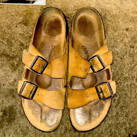 Birkenstock Women's Tan Sandals Sz 41EUR/11US Well Loved.