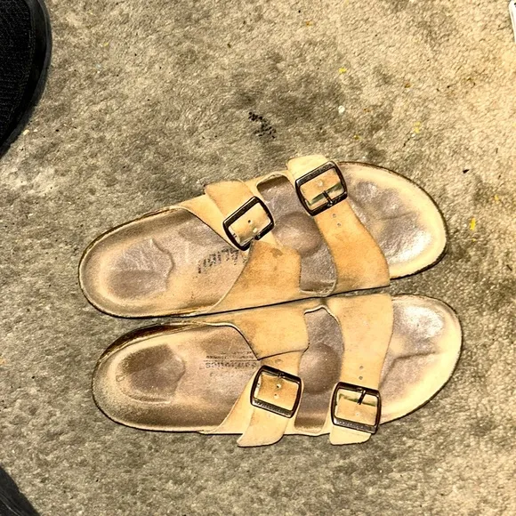 Birkenstock Women's Tan Sandals Sz 41EUR/11US Well Loved.