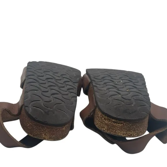 Birkenstook Rio Birko-Flor Brown Sandals Size 7.5 US / 38