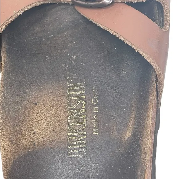 Birkenstook Rio Birko-Flor Brown Sandals Size 7.5 US / 38