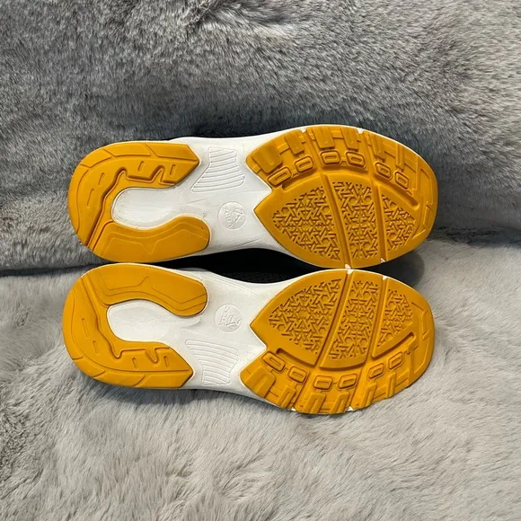 Black and Yellow Athletic Shoes