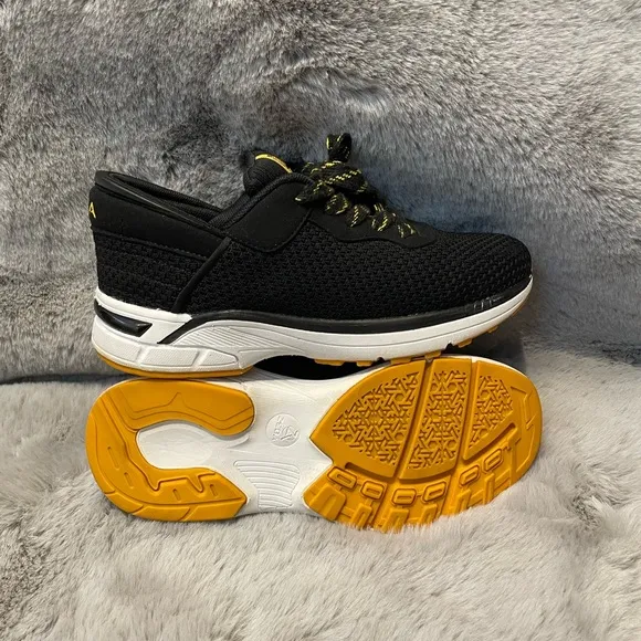 Black and Yellow Athletic Shoes