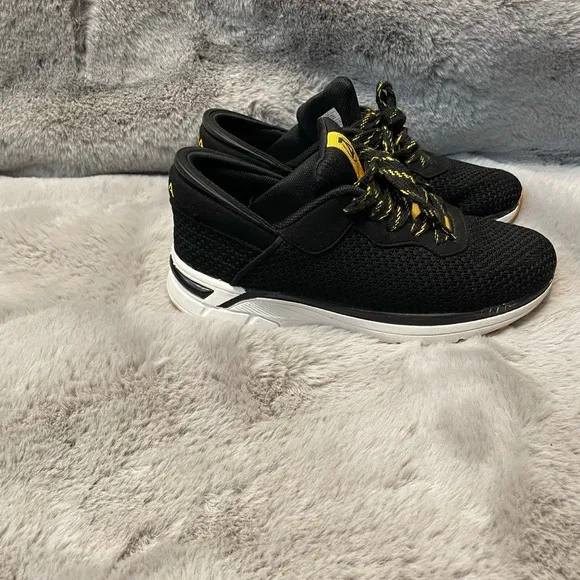 Black and Yellow Athletic Shoes