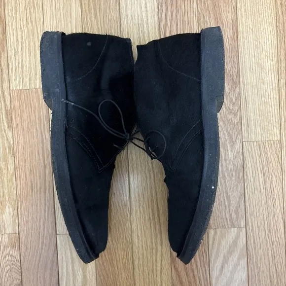 Black‎ Chukka Pony Hair Boots Men's 10 Made In Italy