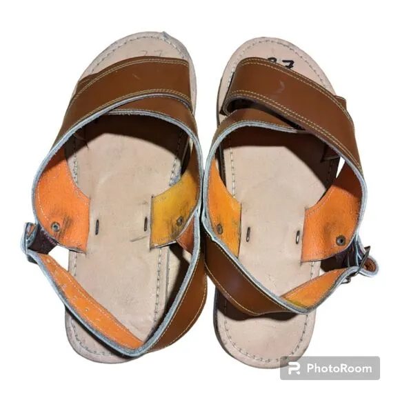 Black Mexican Sandals Size 9.5
