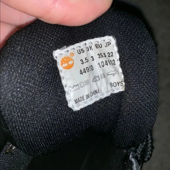 Black timberland field boots