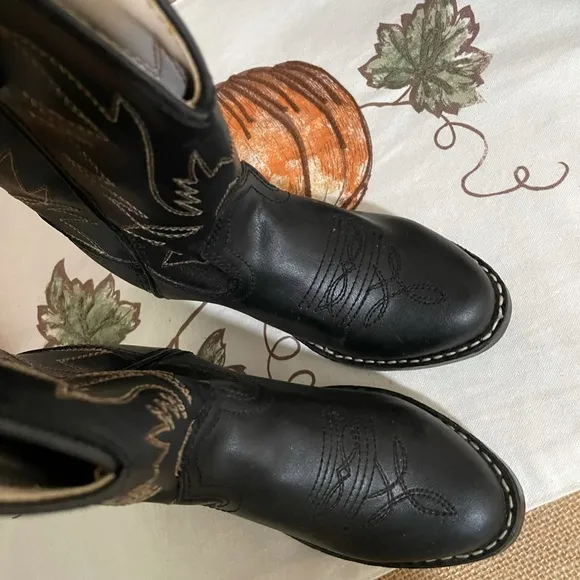 Black Western Connie Colt Boot Toddler Sz 10.5