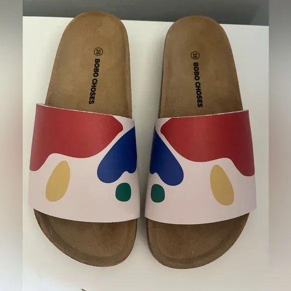 Bobo Choses Slides Sandals 35 NEW!