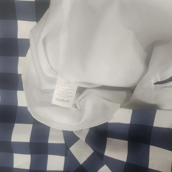 BODEN, &quot;THE RICHMOND PLUS&quot; size 12, Blue and White Checkered Pencil Skirt.