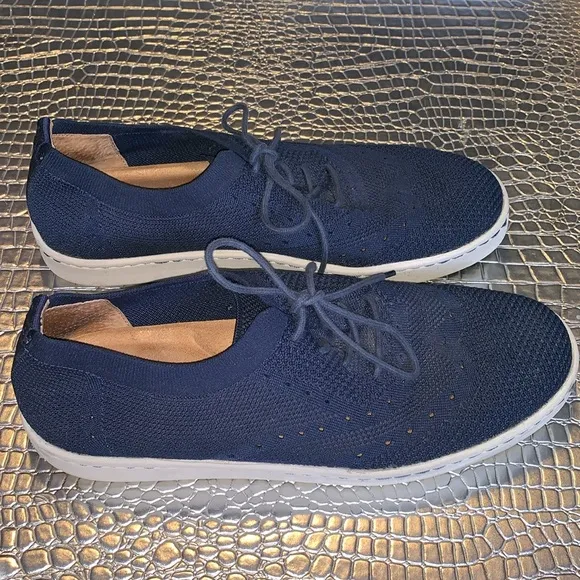 Born Bearse Blue Knit Oxford Men’s Casual Comfort Sneaker Shoes US 12