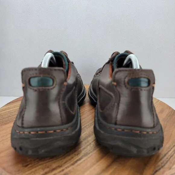 Born Mens Size 9.5 Brown Leather Lace Up Oxford Casual Shoes M8755