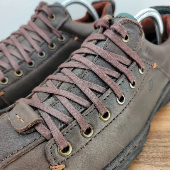 Born Mens Size 9.5 Brown Leather Lace Up Oxford Casual Shoes M8755