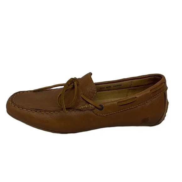 Born Mens Virgo Slip On Shoes Lace Moc Toe Moccasin Driving Drivers Shoes 8/41