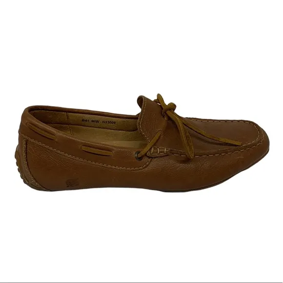 Born Mens Virgo Slip On Shoes Lace Moc Toe Moccasin Driving Drivers Shoes 8/41