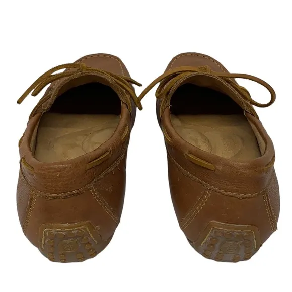 Born Mens Virgo Slip On Shoes Lace Moc Toe Moccasin Driving Drivers Shoes 8/41