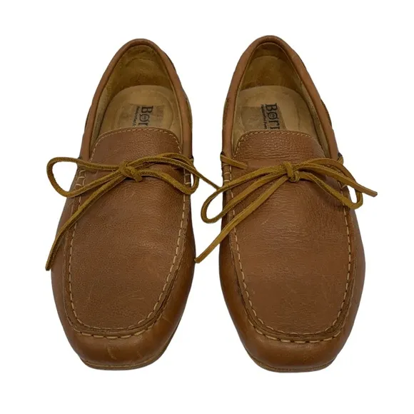 Born Mens Virgo Slip On Shoes Lace Moc Toe Moccasin Driving Drivers Shoes 8/41