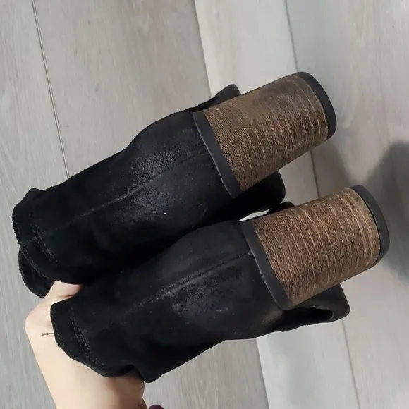 Bos. &amp; Co. Women Belfield Ankle Leather Heels Boots shoes sz 41/10-10.5
