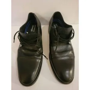Bostonian Commonwealth Men's Black Leather Oxford Lace-Up Dress Shoes Size 10